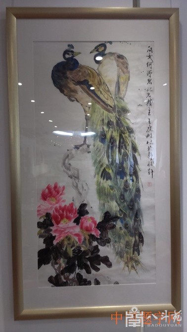 山花烂漫-王广明花鸟国画精品展 中国题字网报道